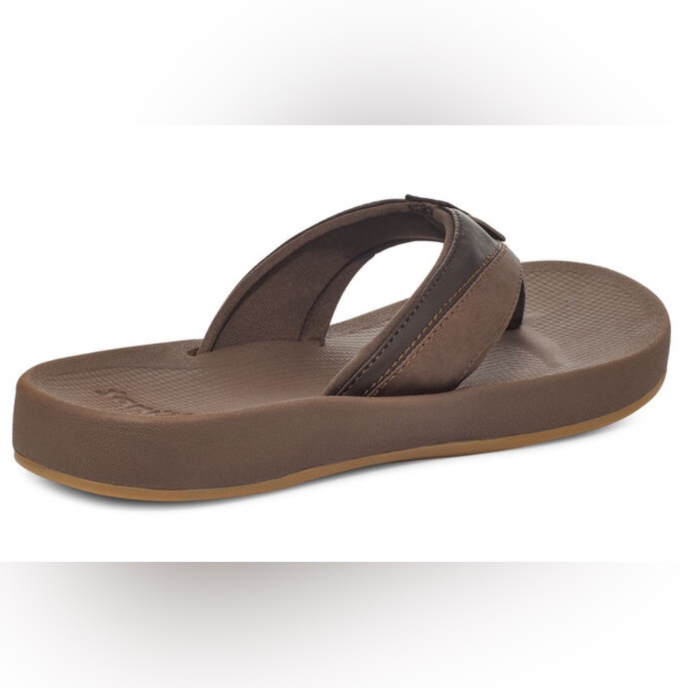MENS  SANUK COSMIC SEAS H2O BROWN SANDAL SIZE 12           New with tags… - Picture 4 of 12